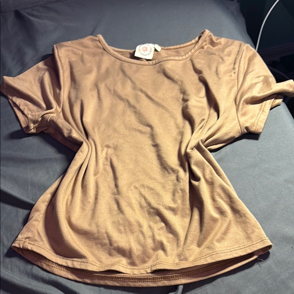 Casual Tan Women's Top